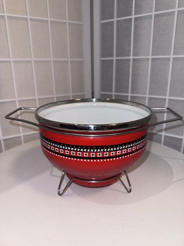 Vintage decorative enamel - enamel, on