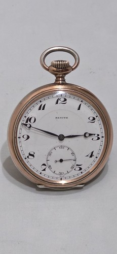 Art deco zenith silver pocket - deco,