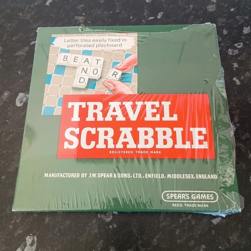 Vintage travel scrabble - scrabble, board