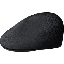 Classic Kangol Fashioned 507 Seamless Flat Cap Small/medium Black