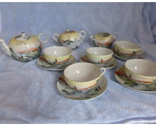 Vintage japanese scenery tea - vintage,