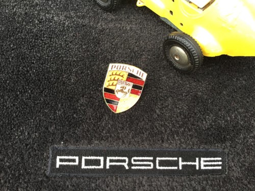 Vintage large porsche - porsche, enamel