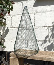 Topiary Cone Pyramid Frame Large - 50cm High - Handmade Wire Sculpture