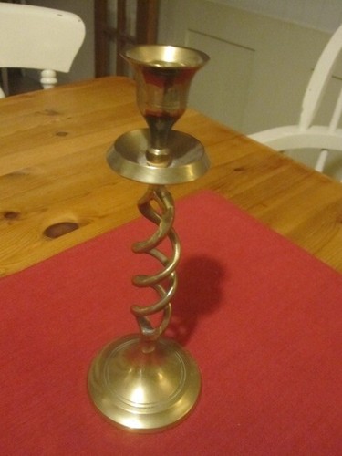Vintage brass barley twist - brass,