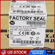 New AB 1763-L16BWA MicroLogix 1100 16 Point Controller 1763L16BWA Fast Shipping