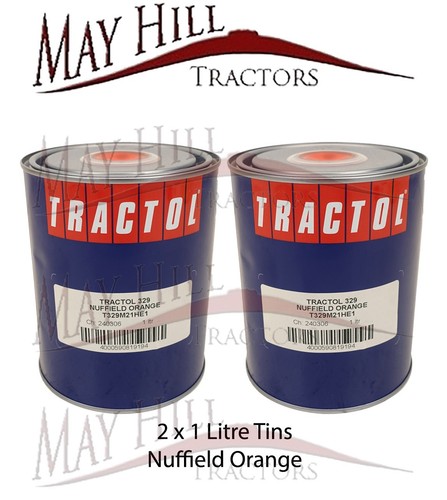 Litre tins of tractol - 2,