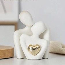 Couple Hugging Figurine
