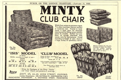 Original 1933 advert minty - 1933,