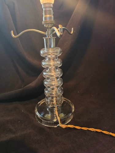 Art deco glass table - deco, lamp