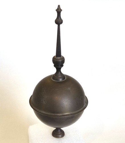 Spun brass ball spire - &,