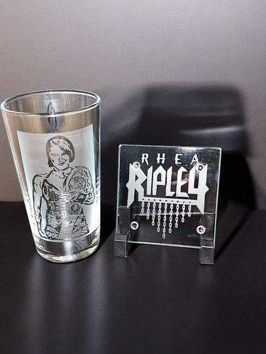 Rhea ripley hand etched - ripley, pint