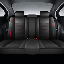 Deluxe Car Back Seat Cover Universal Auto Rear Bench Protector Waterproof Black