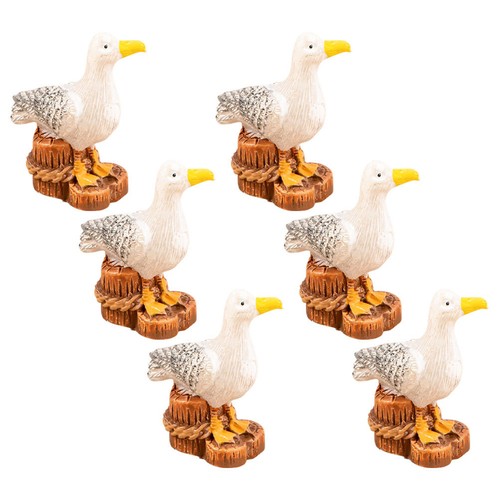 Pcs mini seagull statue - 6,