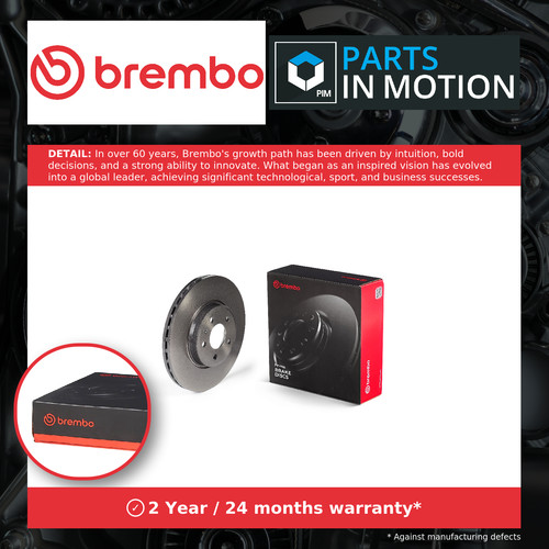 Brake discs pair vented - brake,