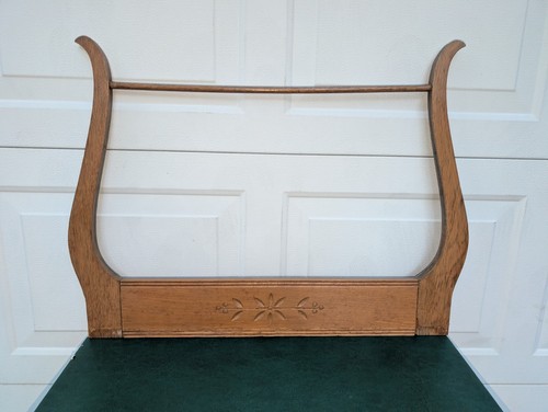 Antique solid oak washstand - antique,