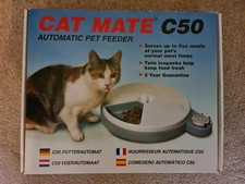 Cat Mate C50 5-Bowl Automatic Pet Feeder with Timer Cats & Small Dogs Tested
