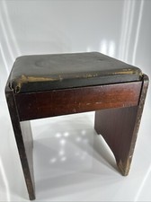 VINTAGE SEWING MACHINE SEAT STOOL STORAGE BENCH MCM