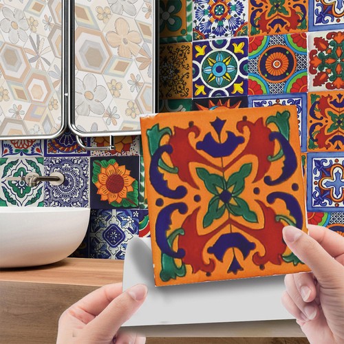 Vintage moroccan stickers - moroccan, tile
