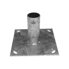 ANTENNA GROUND PLATE Base 9" x 9" for 1.5 TO 2" MAST.  HEAVY DUTY
