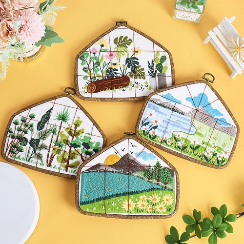 Landscape cross stitch kit - landscape,