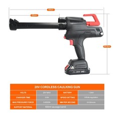 Cordless Caulking gun with battery Mastic Glue Artificial Grass