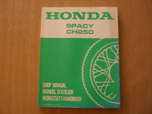 Workshop manual honda 250 - manual,