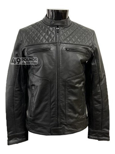 Men quilted cafe racer - quilted,