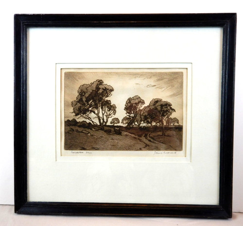 Antique australian etching - antique,