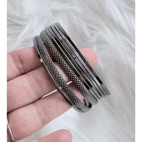 Vintage stack silver - stack, tone
