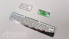warning stickers restoration rear MONO shock absorber showa Honda CR 500 1987 500R