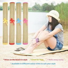 2PC 180cm x 60cm Straw Beach