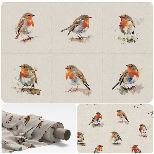 Robin linen look cotton - cotton, fabric