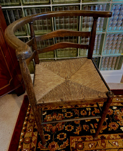 Antique edwardian dark oak - edwardian,