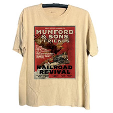 Mumford & Sons Railroad Revival Tour T Shirt Full Size S-5XL GC4392