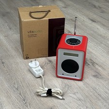 Vita audio (Ruark) R1 DAB /FM radio Red Fully Working Boxed -- Faulty Display --