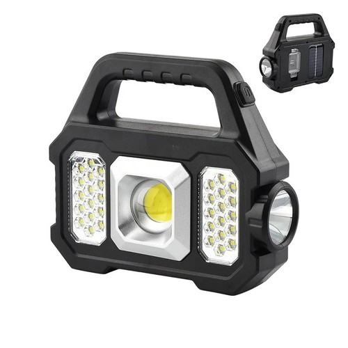 Camping torch light - solar, usb