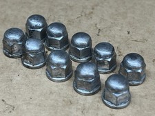 10 Genuine Rolls-Royce / Packard Merlin Engine 5/16” BSF Domed Nuts. Wheelcase