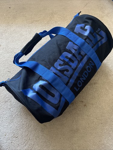 Lonsdale black blue gym - black/blue, tote