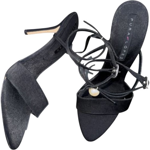 Pura lopez leather - leather, stiletto