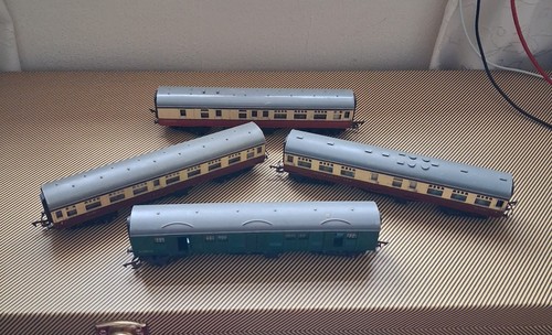 Triang model train carriages - model,