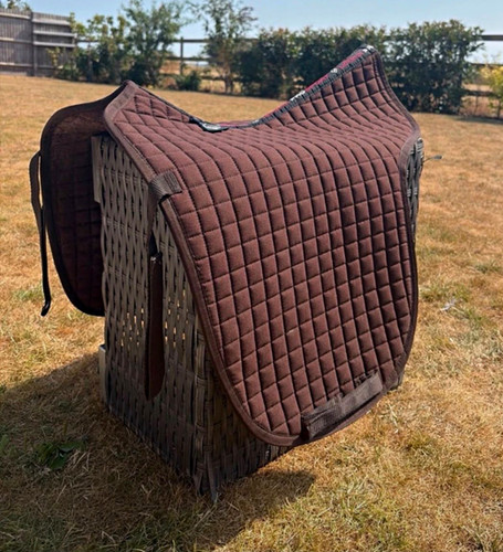 Brown lemieux saddle pad - lemieux,