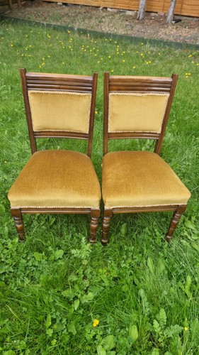 Pair victorian dining - of,