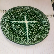 cabbage leaf plate vintage