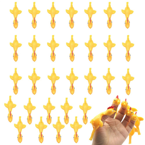 Pcs rubber chicken - 30,