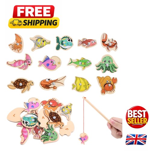 Magnetic fishing game - 14-pc,