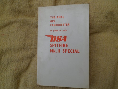 Genuine bsa spitfire mk11 - spitfire,