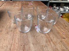 Small Round Drinking Glasses x