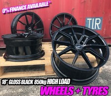 VW TRANSPORTER T5 T6 ALLOY WHEELS 18" HIGH LOAD VIVARO VITO TRAFIC &TYRES SPYDER