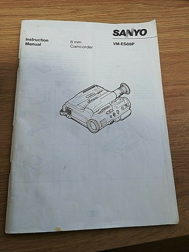 Sanyo es88p instruction - sanyo, vm