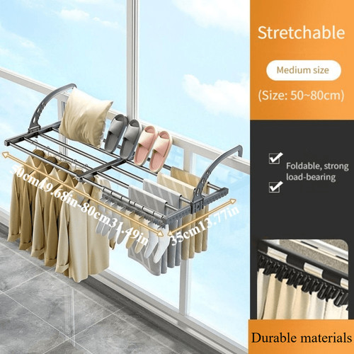 Balcony wall drying rack - wall,